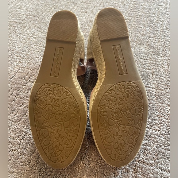 Tommy Bahama Amalia Elastic Ankle Strap Espadrille Wedge Sandal, Pink, Size 8.5M - Picture 6 of 10